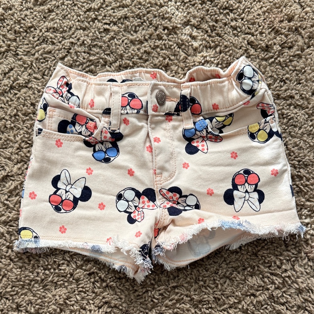 Gap- Disney Minnie Mouse Kids Shorts - Light Pink